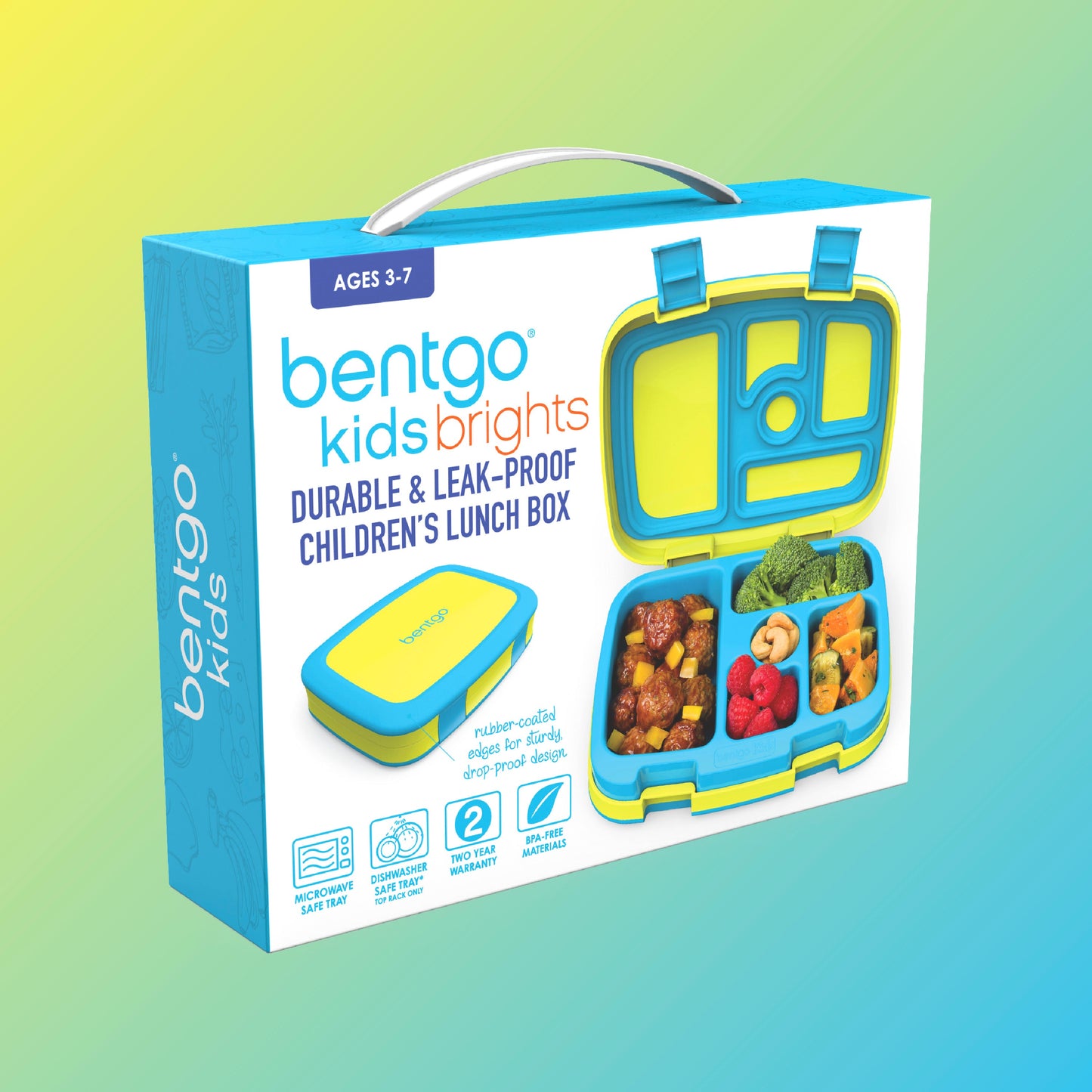 Bentgo® Kids Lunch Box - Citrus Yellow | Packaging