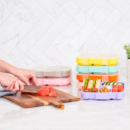 Bentgo Kids Prints Tray with Transparent Cover - Friendly Skies