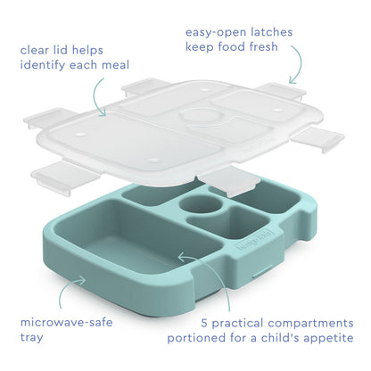 Bentgo Kids Prints Tray with Transparent Cover - Sea Life